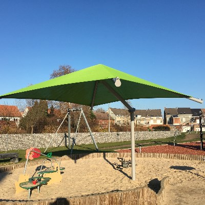 Single post cantilever