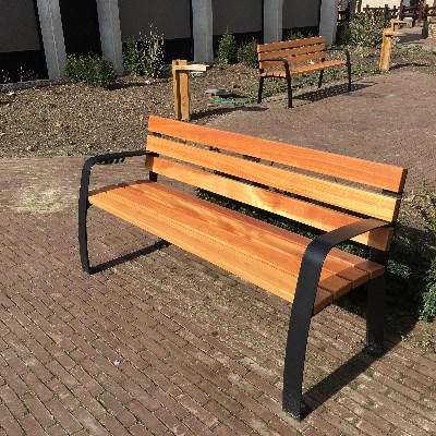 Como zitbank met rug