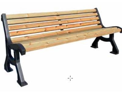Roda zitbank met rug
