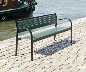 Taberg zitbank met rug
